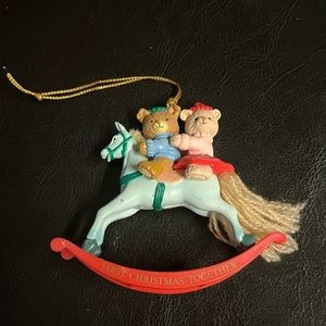 Vintage Lustre Fame First Christmas Together ornament